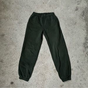 brandy melville green sweatpants
